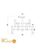 Люстра Freya Setto FR5142PL-06BBS - Фото 1