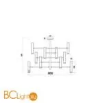 Люстра Freya Setto FR5142PL-10BBS - Фото 1