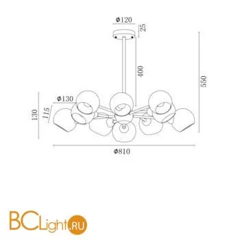 Люстра Freya Sherry FR5121PL-10G - Фото 0