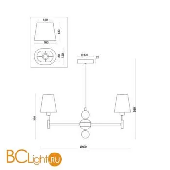 Люстра Freya Soho FR2028PL-05N - Фото 0
