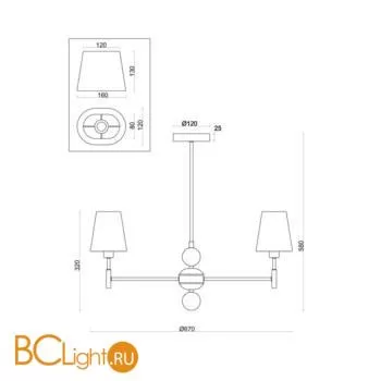 Люстра Freya Soho FR2028PL-03N - Фото 0
