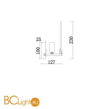 Бра настенное Freya Sophia FR5197WL-01BS - Фото 0