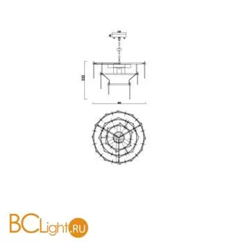 Подвесной светильник Freya Sophia FR5197PL-05CH - Фото 2