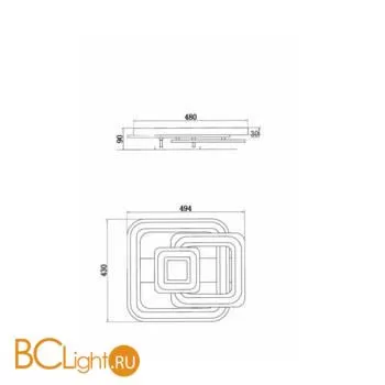 Потолочный светильник Freya Sunny FR10022CL-L71W - Фото 0