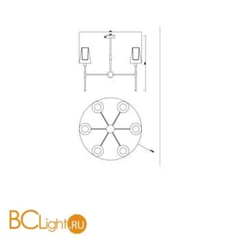 Люстра Freya Tida FR5196PL-06CH - Фото 0