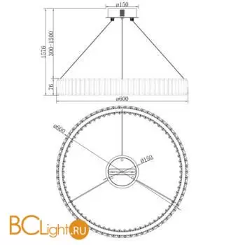 Подвесной светильник Freya Tier FR5257PL-L25CH - Фото 2