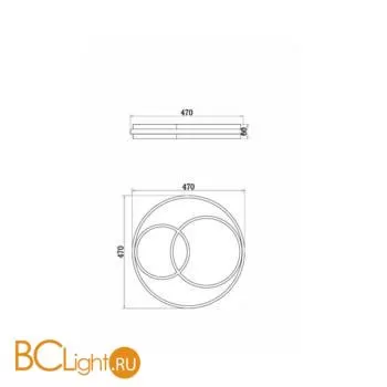 Потолочный светильник Freya Tucene FR10029CL-L70W - Фото 0