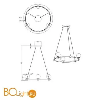 Подвесной светильник Freya Urban FR4005PL-03G1 - Фото 0