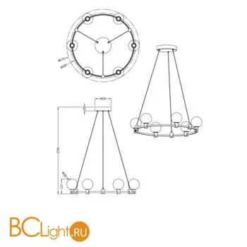 Подвесной светильник Freya Urban FR4005PL-06B - Фото 0