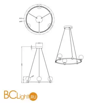 Подвесной светильник Freya Urban FR4005PL-03B - Фото 2