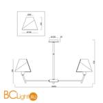 Люстра Freya Vanessa FR5084PL-07G - Схема