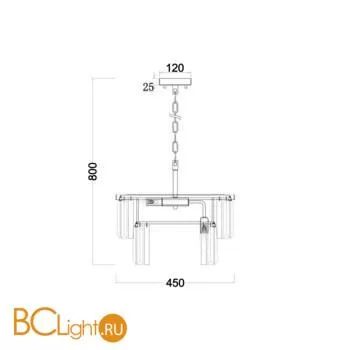 Люстра Freya Viviane FR11001PL-08G - Фото 1