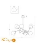 Люстра Freya Volani FR8017PL-06MG - Фото 2