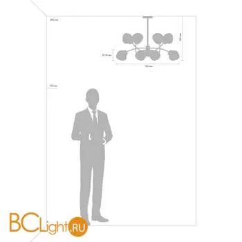 Люстра Freya Volani FR8017PL-08MG - Фото 3