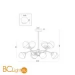 Люстра Freya Volani FR8017PL-08MG - Фото 2