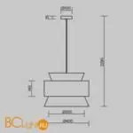 Подвесной светильник Freya Weave FR5492PL-01B - Фото 1