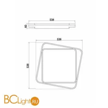 Потолочный светильник Freya Yaku FR10026CL-L93G - Фото 3