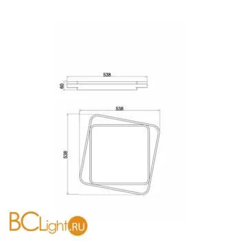 Потолочный светильник Freya Yaku FR10026CL-L93G - Фото 0