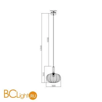 Подвесной светильник Freya Zelma FR8012PL-01GN - Фото 0