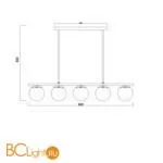 Подвесной светильник Freya Zing FR5199PL-05B - Фото 2