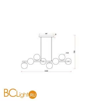 Люстра Freya Zing FR5199PL-08BS - Фото 6