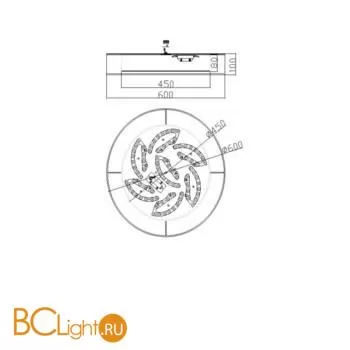 Потолочный светильник Freya Zoticus FR6005CL-L48G - Фото 2