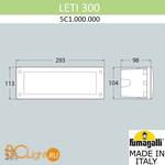 Встраиваемый светильник Fumagalli Leti 5C1.000.000.LYE27 - Схема
