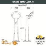 Садово-парковый фонарь Fumagalli Lucia 1R3.613.X10.WYE27 - Схема