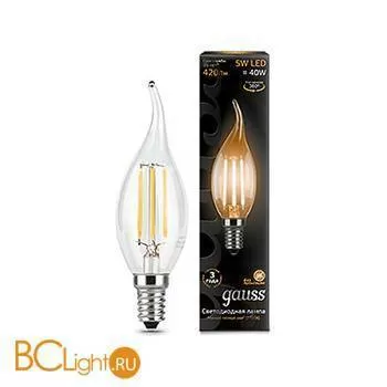 Лампа Gauss 104801105 LED Filament Candle tailed E14 5W 2700K
