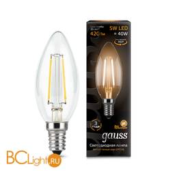 Лампа Gauss 103801105 LED Filament Candle E14 5W 2700К
