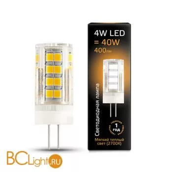 Лампа Gauss LED G4 AC185-265V 4W 400lm2700K 107307104