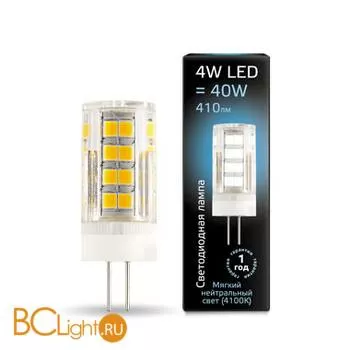 Лампа Gauss LED G4 AC185-265V 4W 410lm 4100K 107307204
