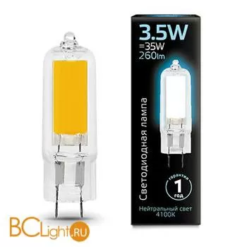Лампа Gauss LED G4 AC220-240V 3.5W 260lm 4100K 107807203