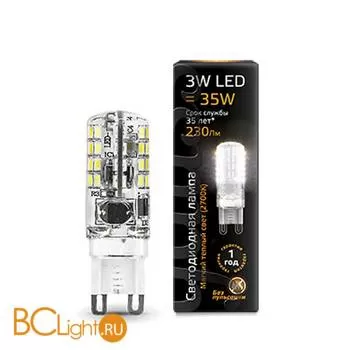 Лампа Gauss LED G9 AC150-265V 3W 230lm 2700K 107709103