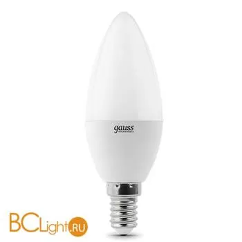 Лампа Gauss Свеча 7W E14 4100K (3 лампы в упаковке) 33127T