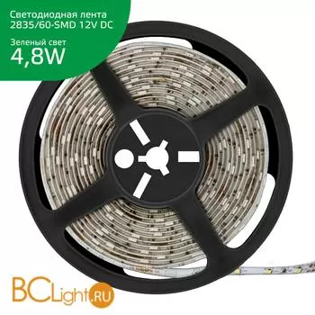 Лента Gauss LED Elementary 4.8W 12V DC зеленый IP20 355000605