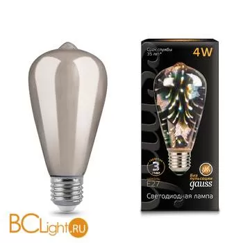 Лампа Gauss LED 3D-Butterfly E27 4W 147802404