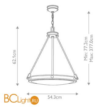 Подвесной светильник Hinkley Collier HK/COLLIER/P - Схема