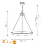 Подвесной светильник Hinkley Collier HK/COLLIER/P - Схема