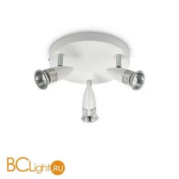Спот (точечный светильник) Ideal Lux Alfa Pl3 Bianco 122755