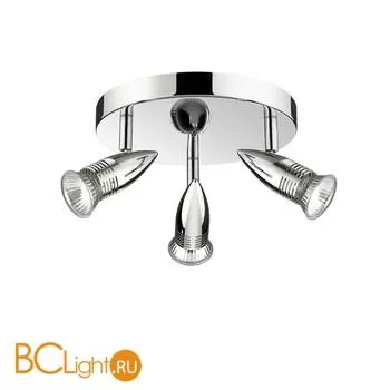 Cпот (точечный светильник) Ideal Lux Alfa PL3 Chromo 089607