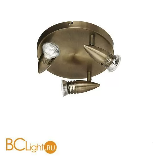 Спот (точечный светильник) Ideal Lux Alfa PL3 Brunito 119861