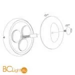 Потолочный светильник Ideal Lux ARIZONA PL3 214504 - Фото 0