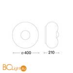 Потолочный светильник Ideal Lux ARIZONA PL3 214504 - Схема