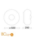 Потолочный светильник Ideal Lux ARIZONA PL5 214511 - Схема