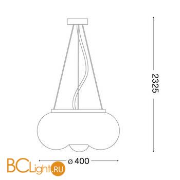 Подвесной светильник Ideal Lux ARIZONA SP3 214474 - Схема