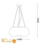 Подвесной светильник Ideal Lux ARIZONA SP3 214474 - Схема