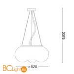 Подвесной светильник Ideal Lux ARIZONA SP5 214481 - Схема