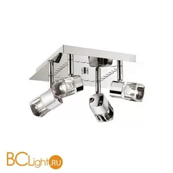 Cпот (точечный светильник) Ideal Lux Baby PL4 Nickel 095868