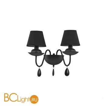 Бра Ideal Lux Blanche AP2 Nero 111889